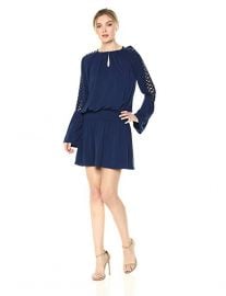 Ramy Brook BrianaElastic Waist Mini Dress at Amazon